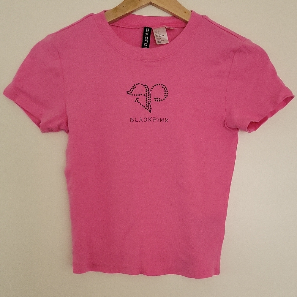 H&M Blackpink Crop Top